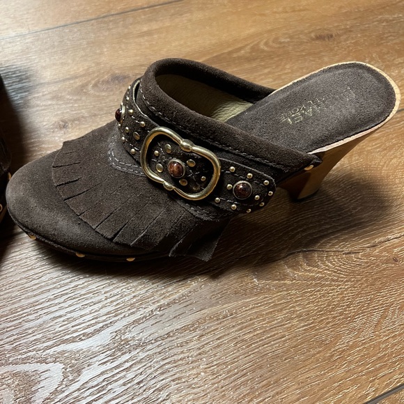 Michael Kors Suede Clogs - Picture 7 of 8